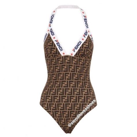 plus size fendi bathing suit|fendi high waisted bikini.